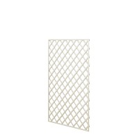 Treillage maille losange 75mm 1.00m x 1.50m BLANC